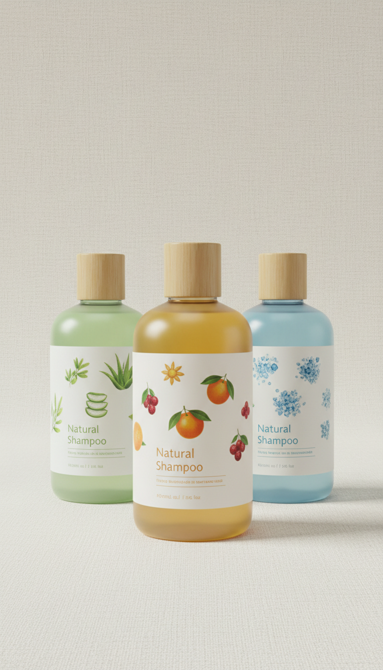 Natural Shampoo Bottle